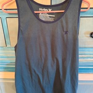 Hurley Navy Blue Women's Tank with Silver Logo